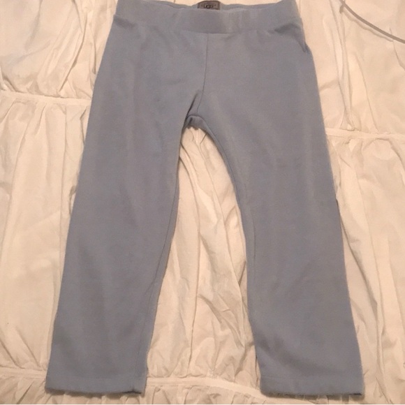 UGG Pants - UGG Light Blue Furry Lined Capri Sweatpants